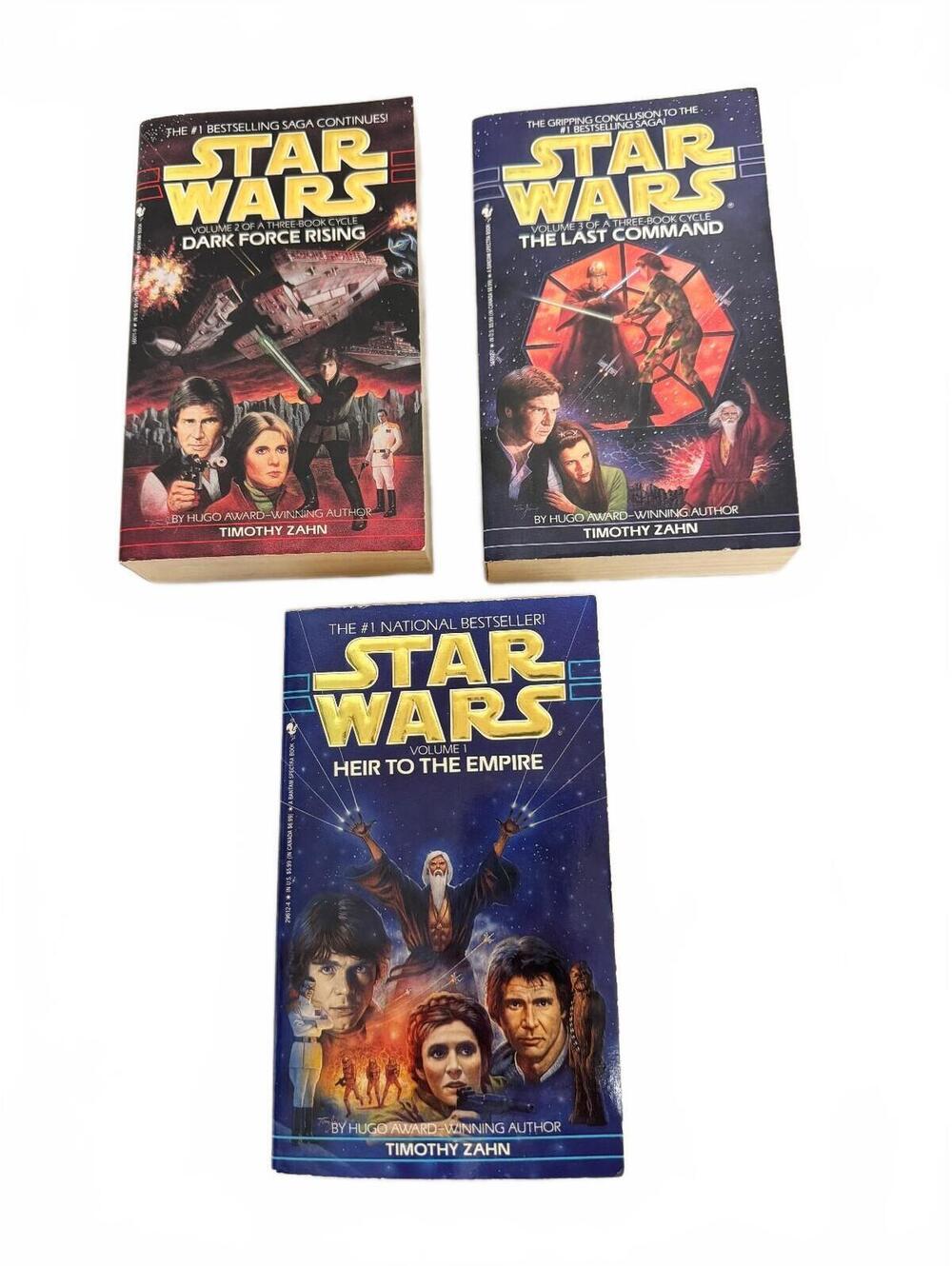 Star Wars Thrawn Trilogy Paperback Lot Timothy Zahn 1st Printings